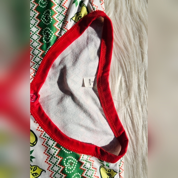 The Grinch Christmas Pajamas One Piece Onesie Ladies Size S - Picture 6 of 11